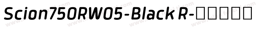 Scion750RW05-Black R字体转换